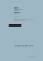 Bang & Olufsen - HDR-2-Service-Manual